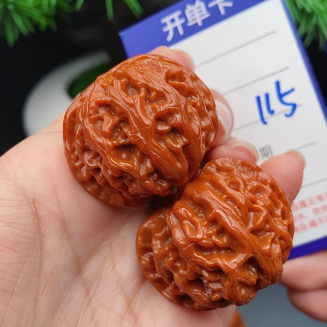 文玩核桃把件38苹果115