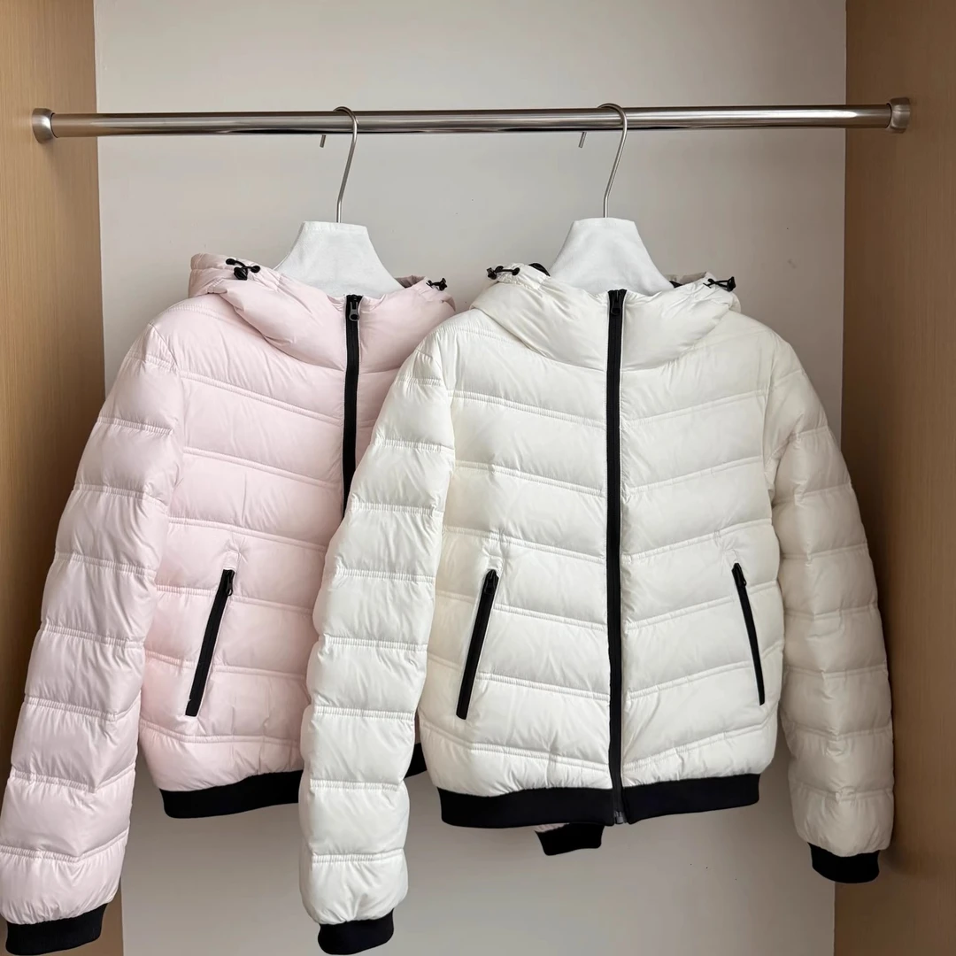 2026冬季新款户外连帽排骨棉服外套女高级感修身显瘦防寒保暖棉衣