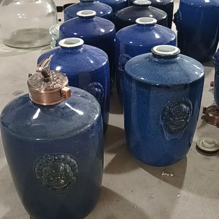 缸五斤酒瓶带金属盖16个