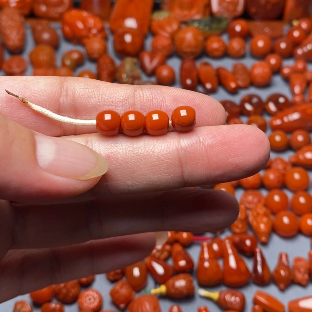 寜***子南红玛瑙未镶嵌老型7+