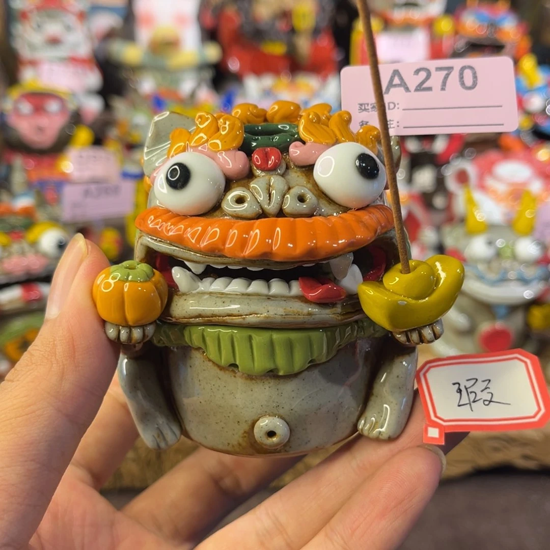 泥塑纯手工茶宠摆件