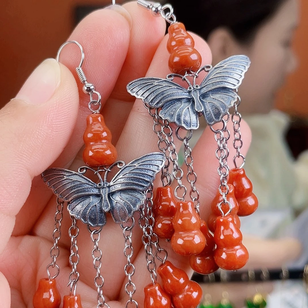 翡翠未镶嵌耳饰饰品