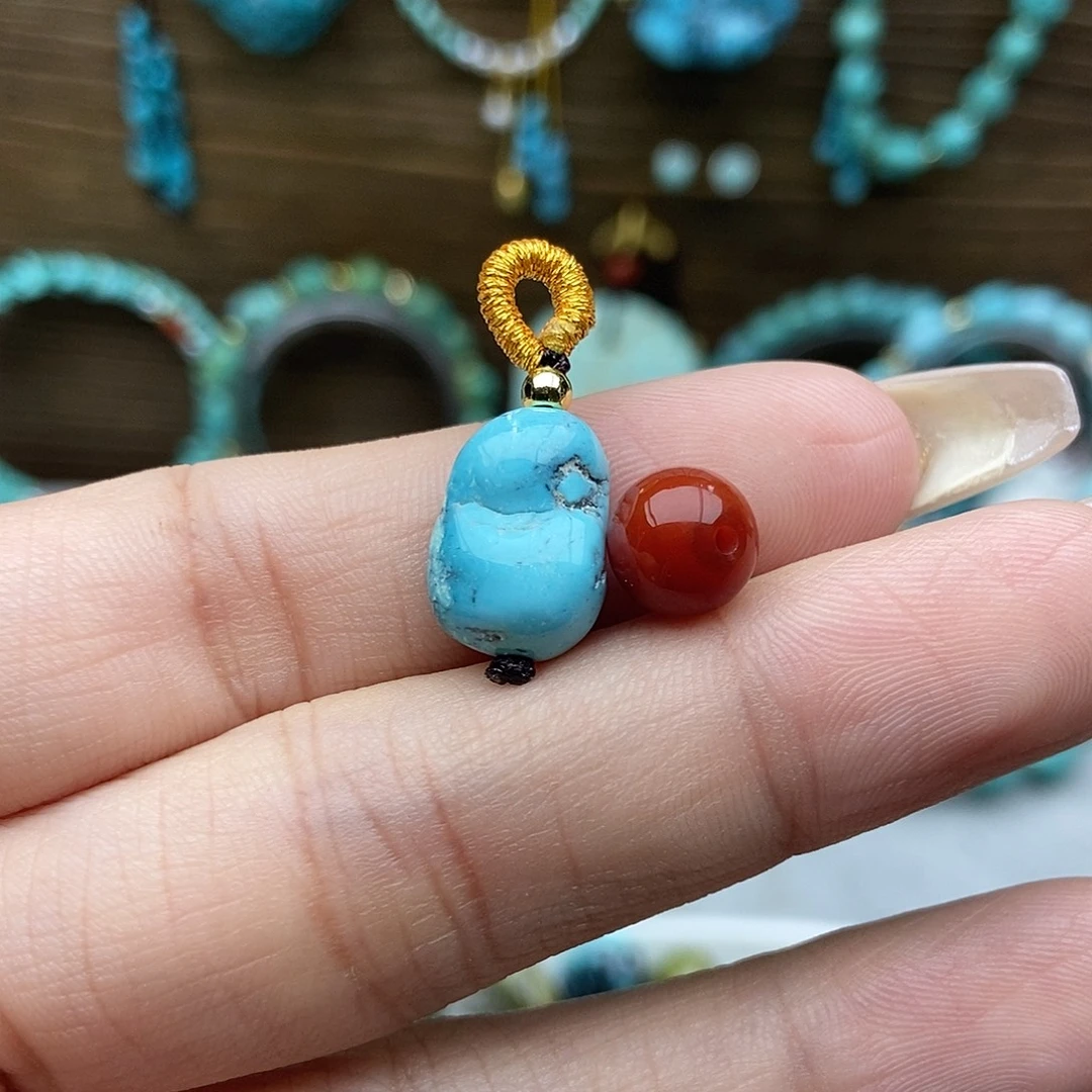 南红玛瑙未镶嵌随行侧挂