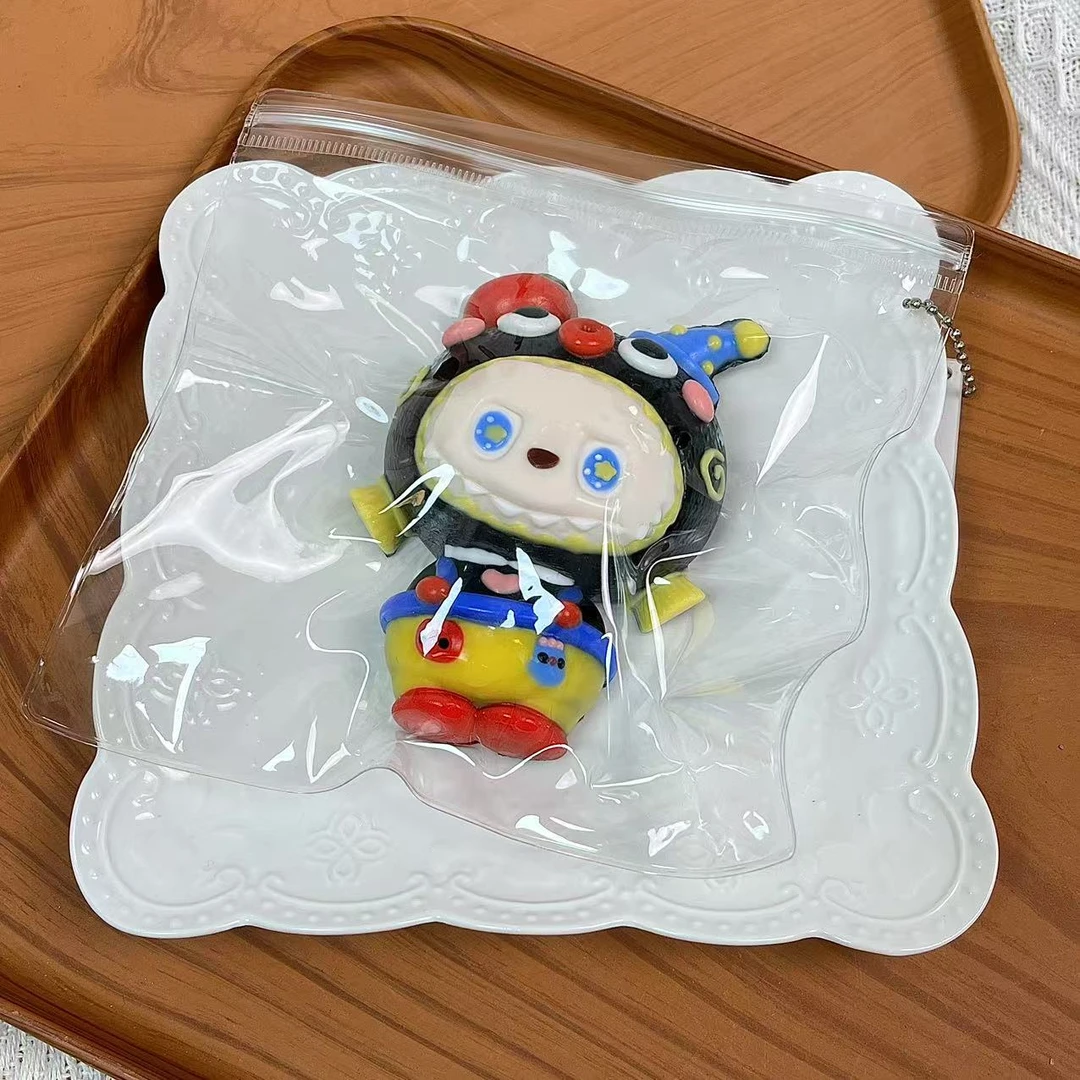 【苹果拉布布】现货捏捏乐食品级硅胶纯手工制作解压玩具手工DI