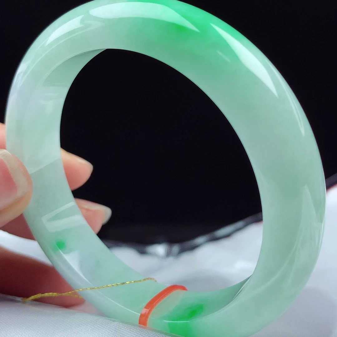 未镶嵌手镯翡翠55圈4776