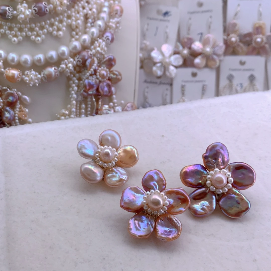 未镶嵌胸针淡水珍珠