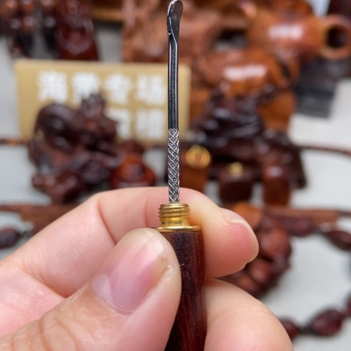 把件黄花梨/降香黄檀挖耳勺