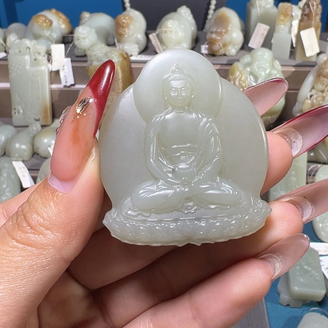 田***里和田玉（糖玉）未镶嵌颈饰