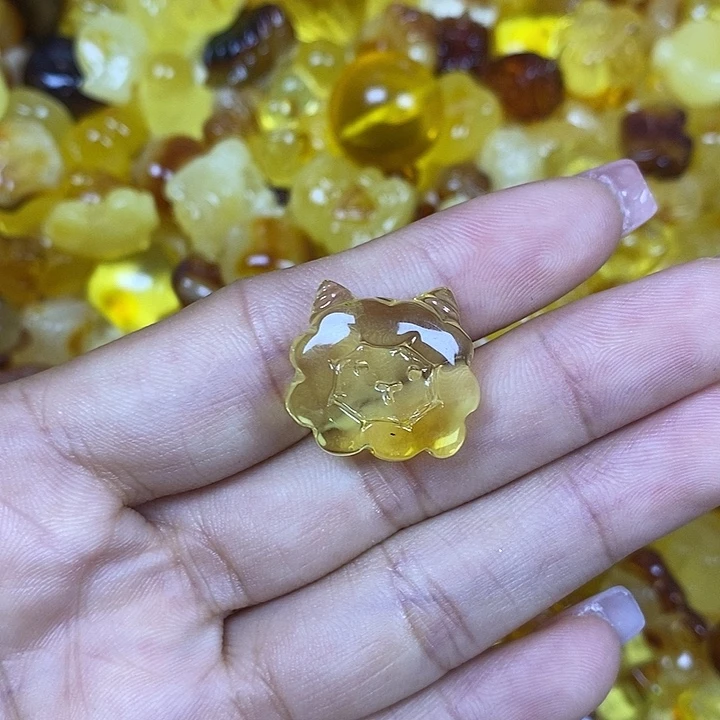 吊坠橄榄核小羊头74