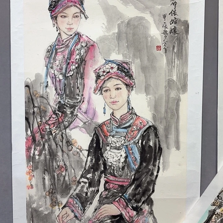 国画亲笔手绘放心去藏