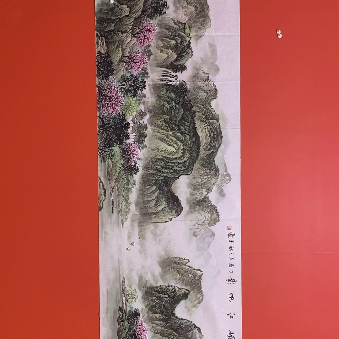 国画山水花鸟国画作品