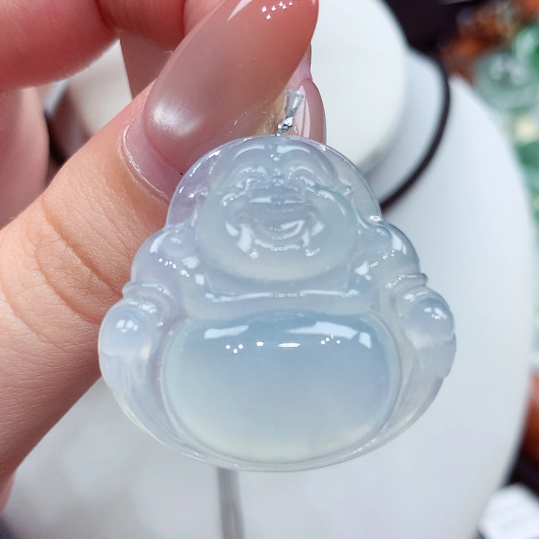 翡翠未镶嵌颈饰翡翠39，29.6/31.3/5.9