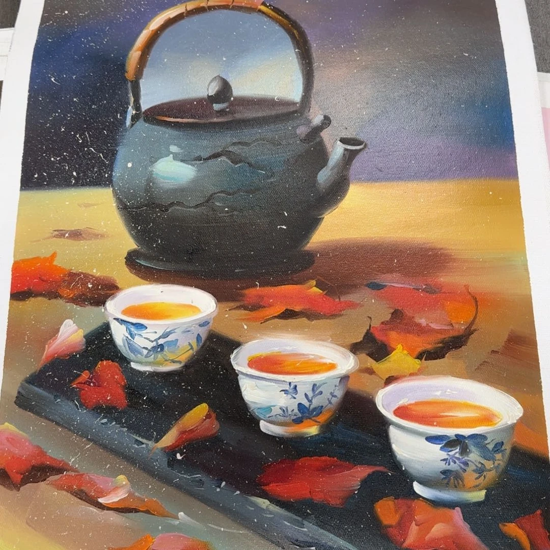 油画不想去想什么事