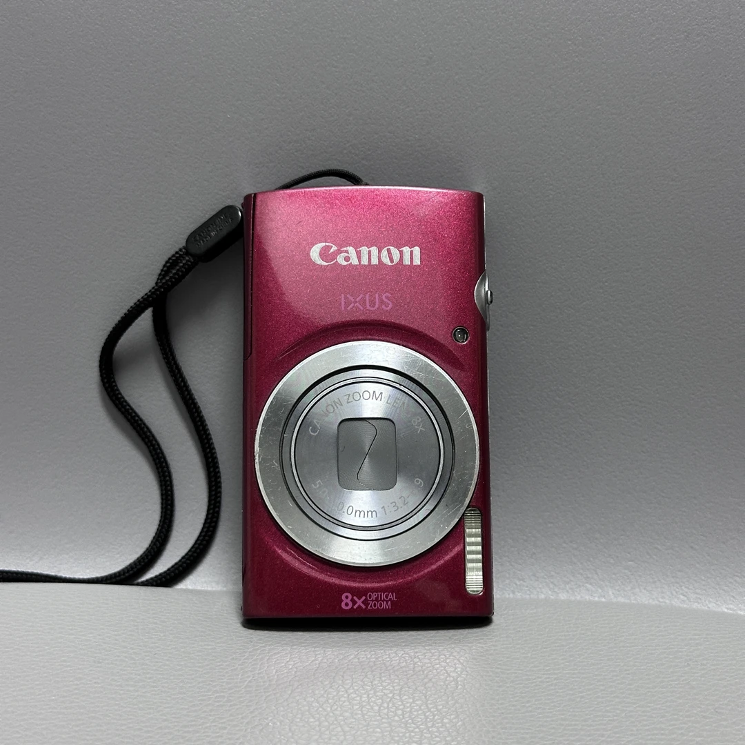 99新 Canon/佳能 ixus145红色 1600万像素 8倍变焦 复古ccd相机