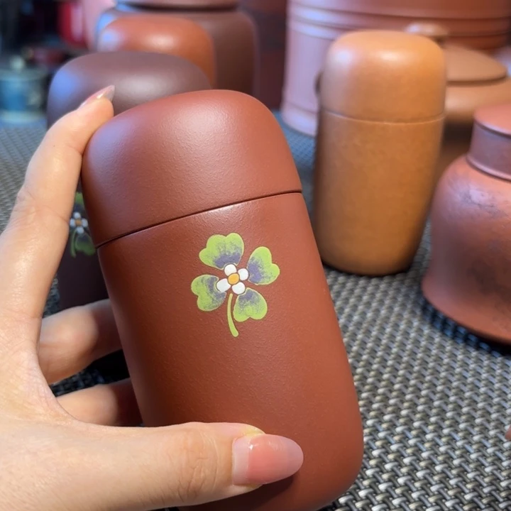 紫砂茶叶罐中高端紫砂茶叶罐