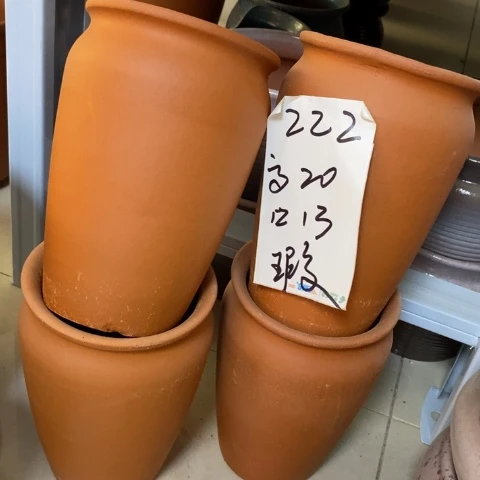 粗陶红陶花盆222