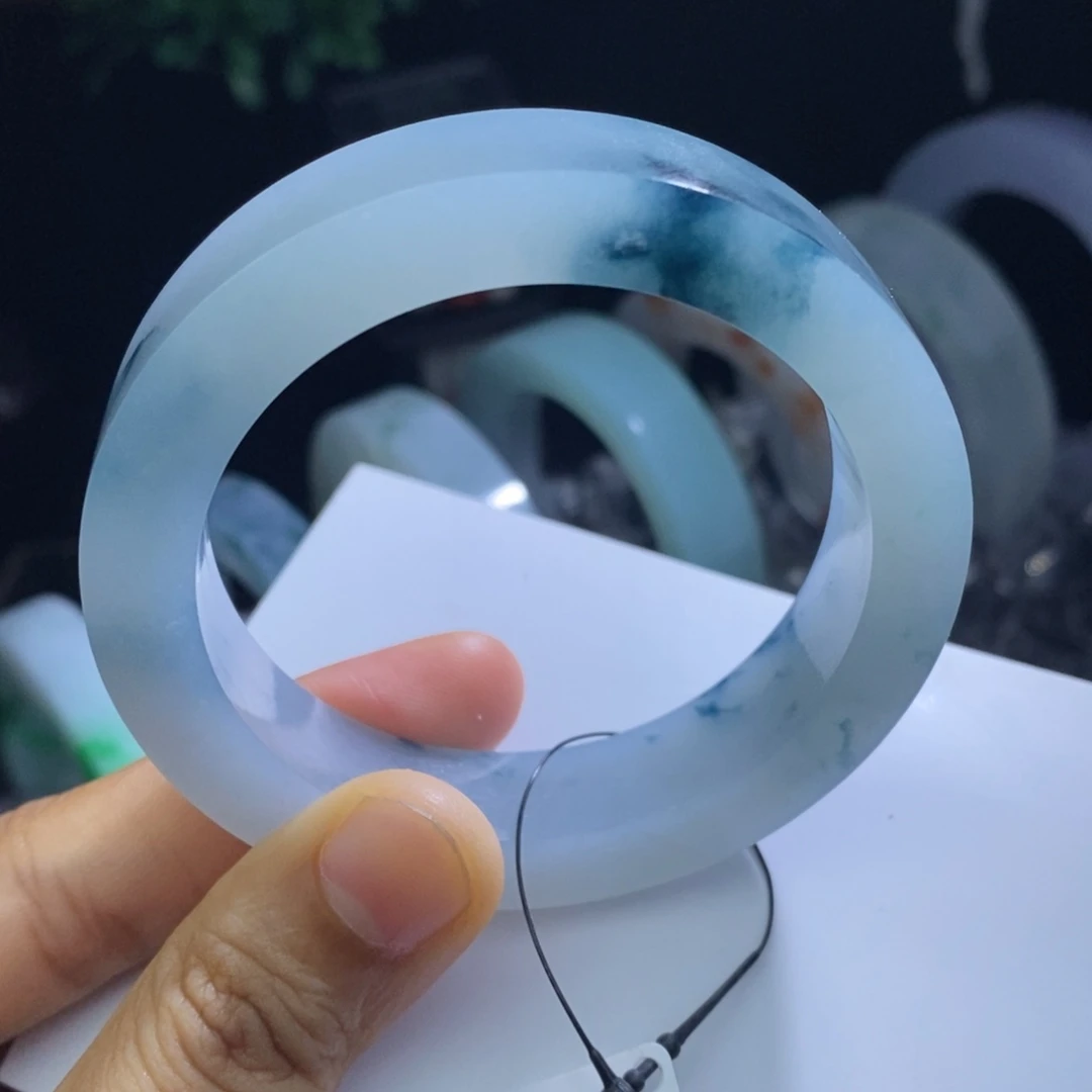 定制翡翠翡翠手镯52-55未镶嵌