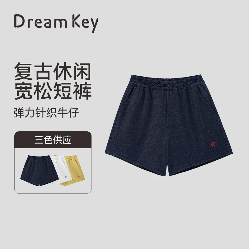 DK运动短裤健身女夏外穿美式复古休闲训练裤运动裤健身短裤4177