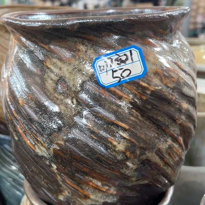 陶瓷景德镇精品花盆栽适合