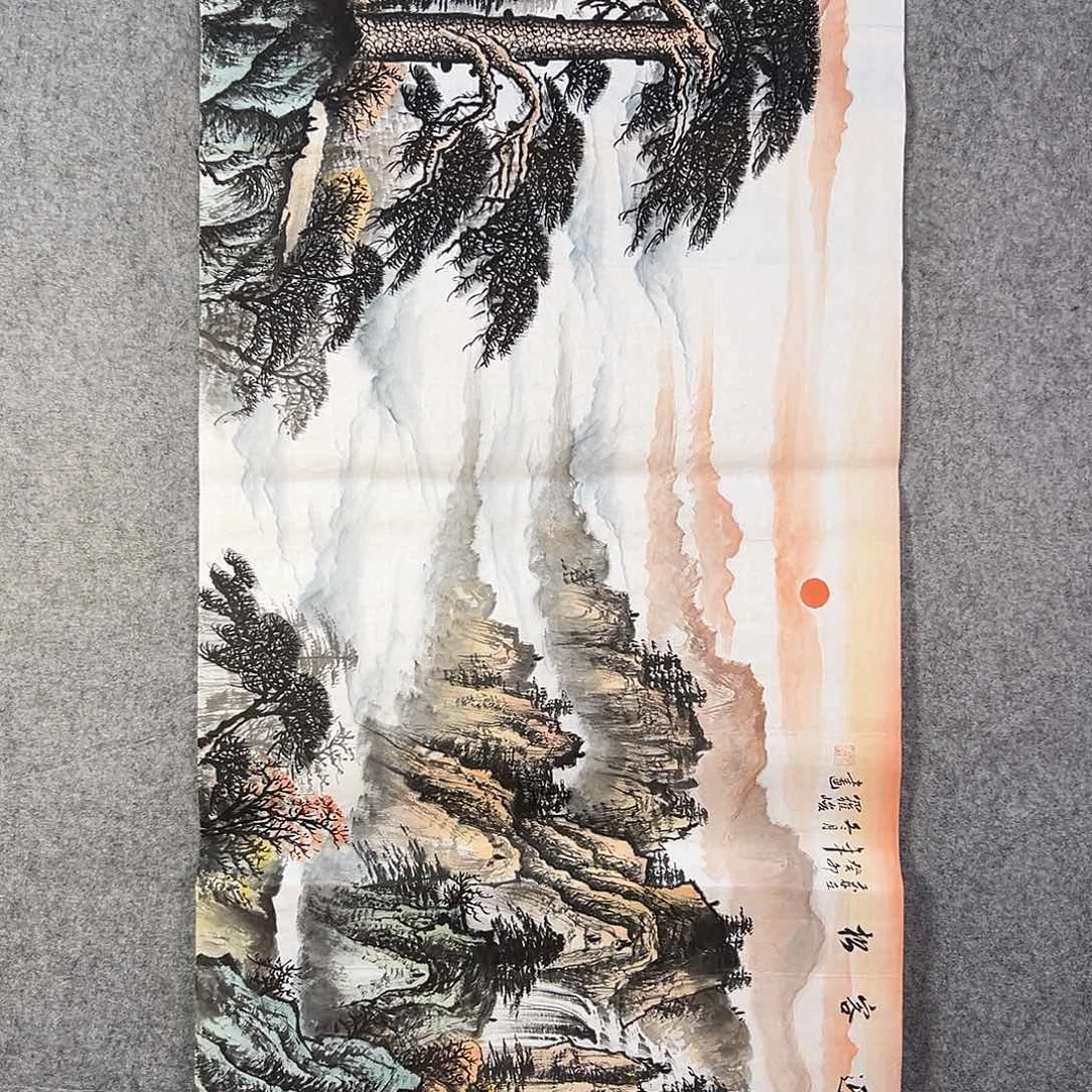 国画728 花鸟在此鸣叫时的鸣叫和