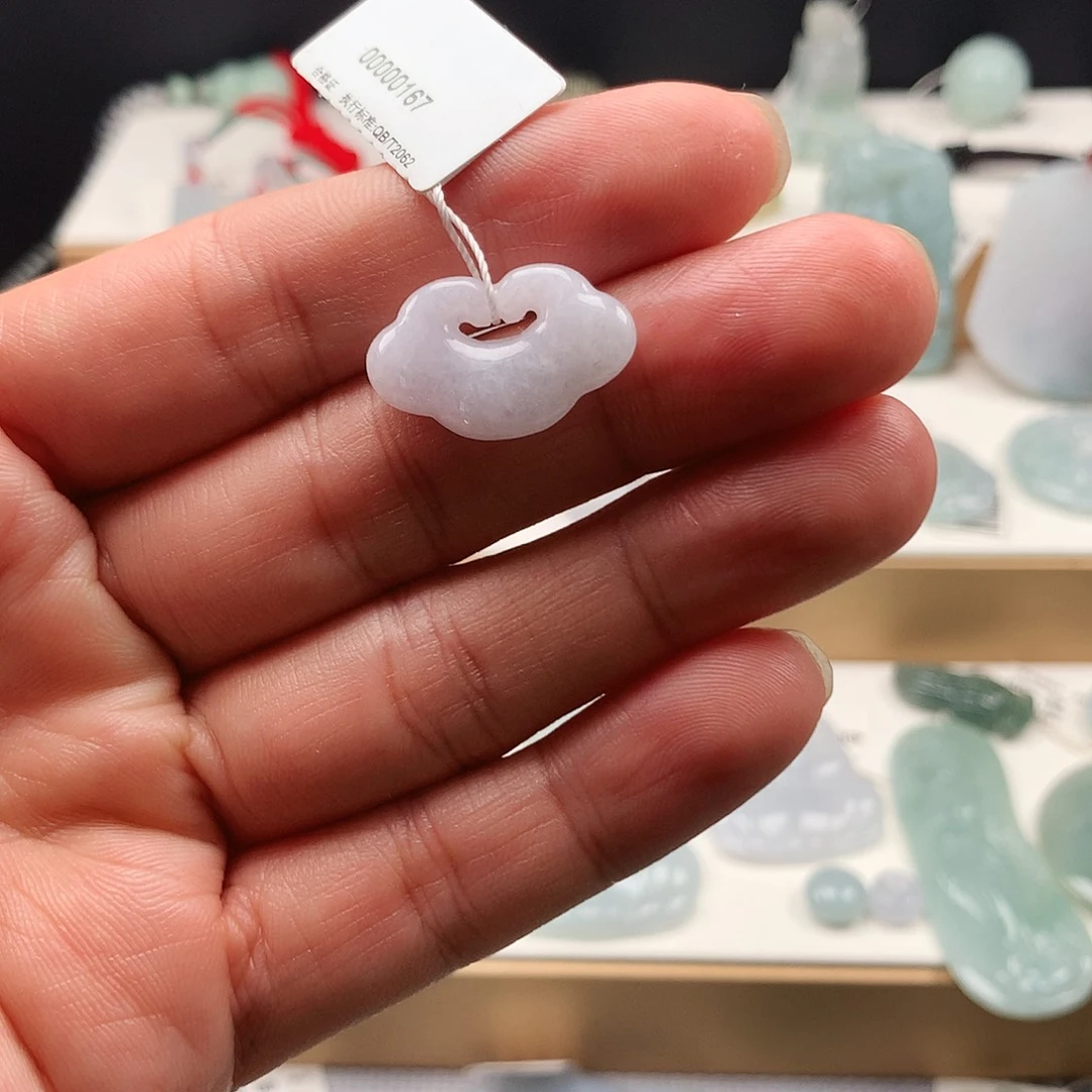 翡翠未镶嵌吊坠(不含链)31如意锁