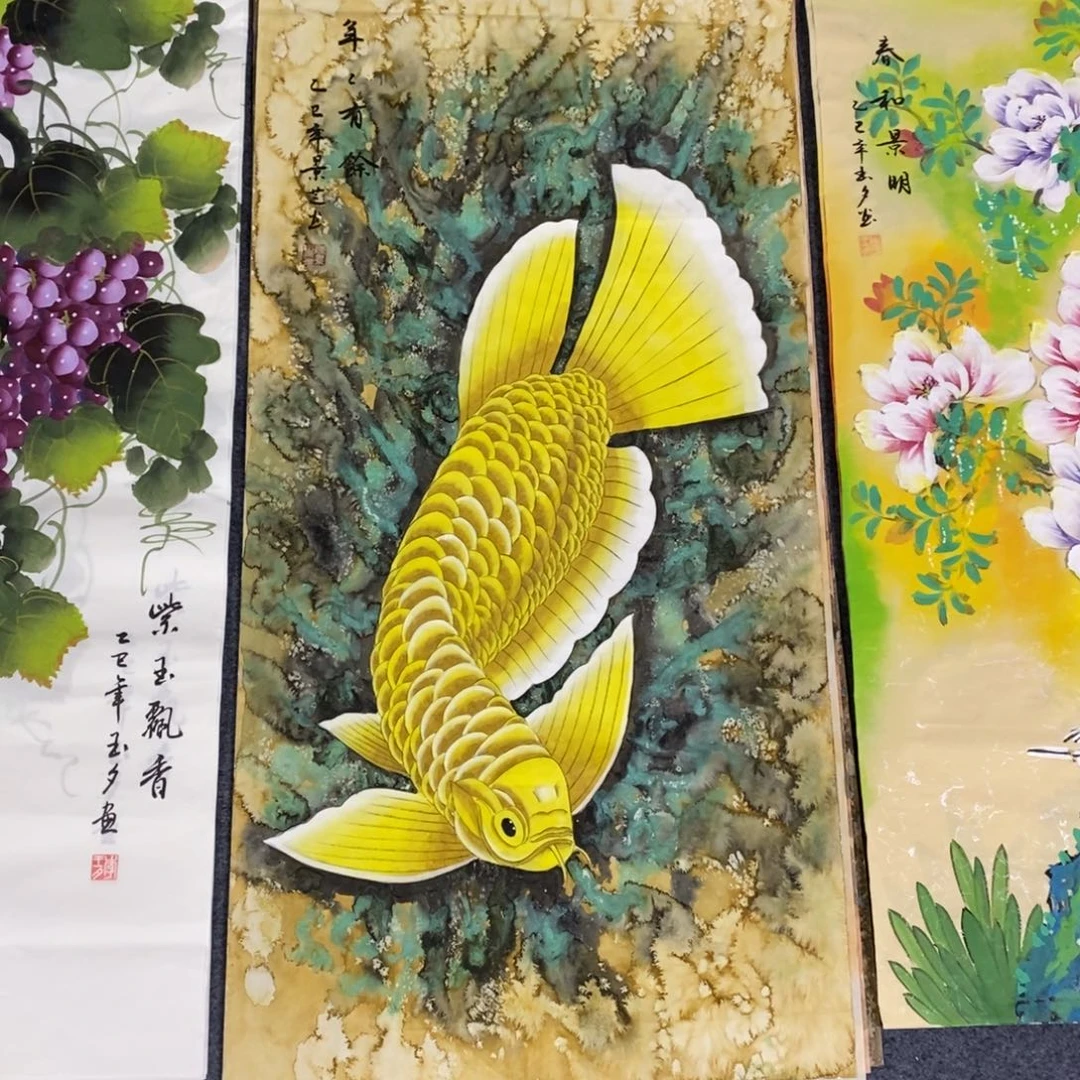 国画尺寸100✖️50三尺手绘画