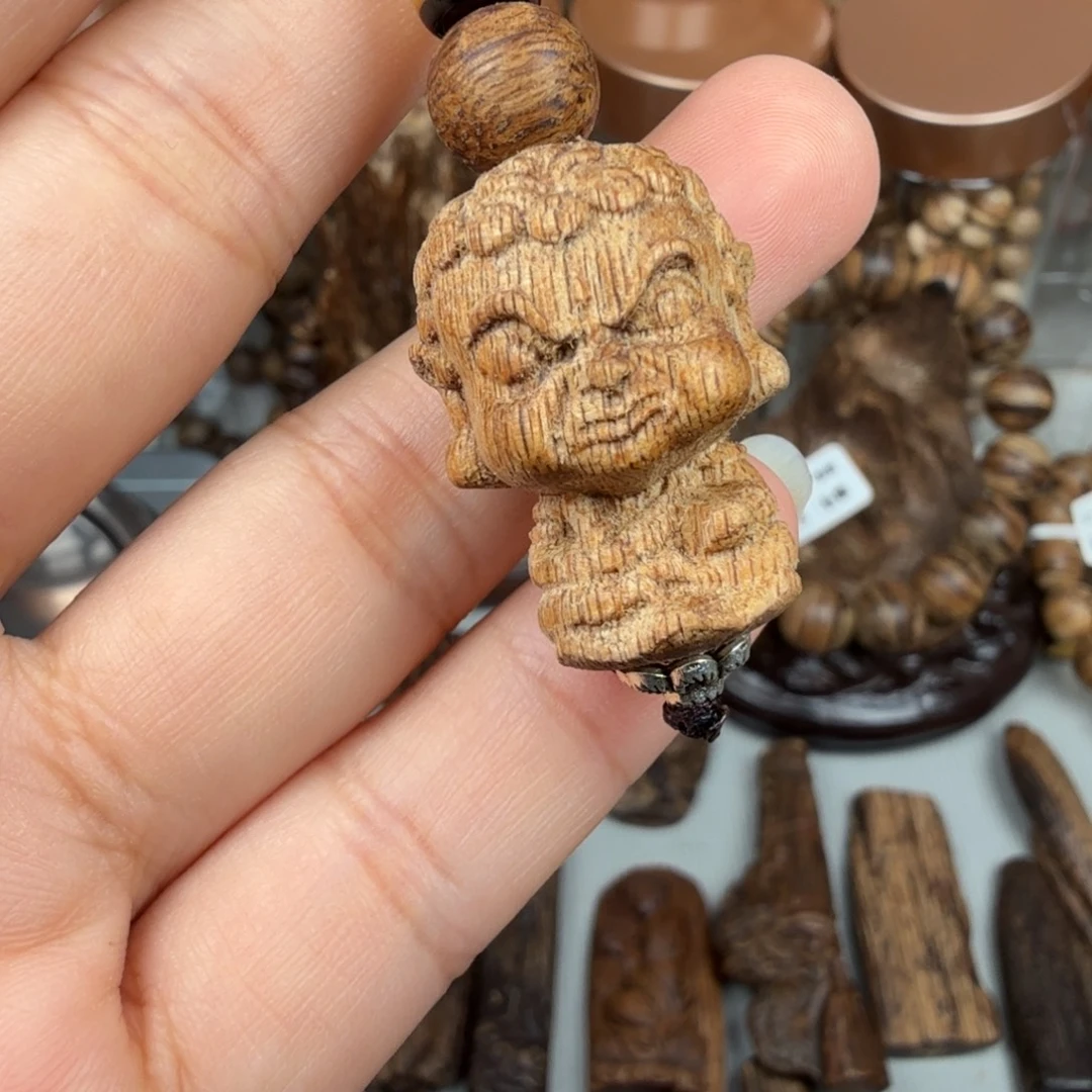 沉香碎屑沉香菩萨棋宝宝佛 3 克