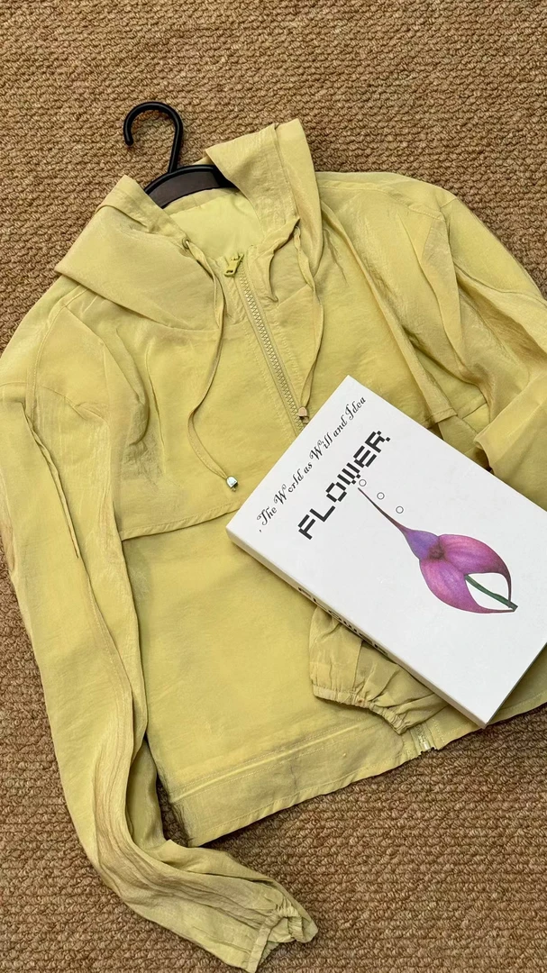 霍梦雪 防晒外套 黄色 A 9860