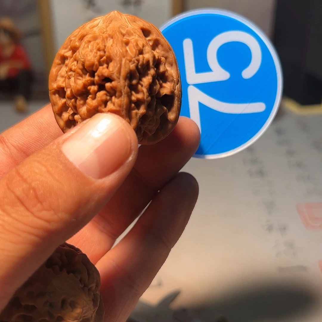 E***.文玩核桃，蓝色75号