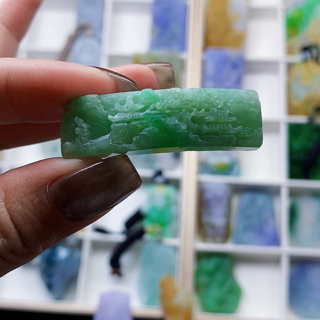 定制翡翠未镶嵌翡翠A货