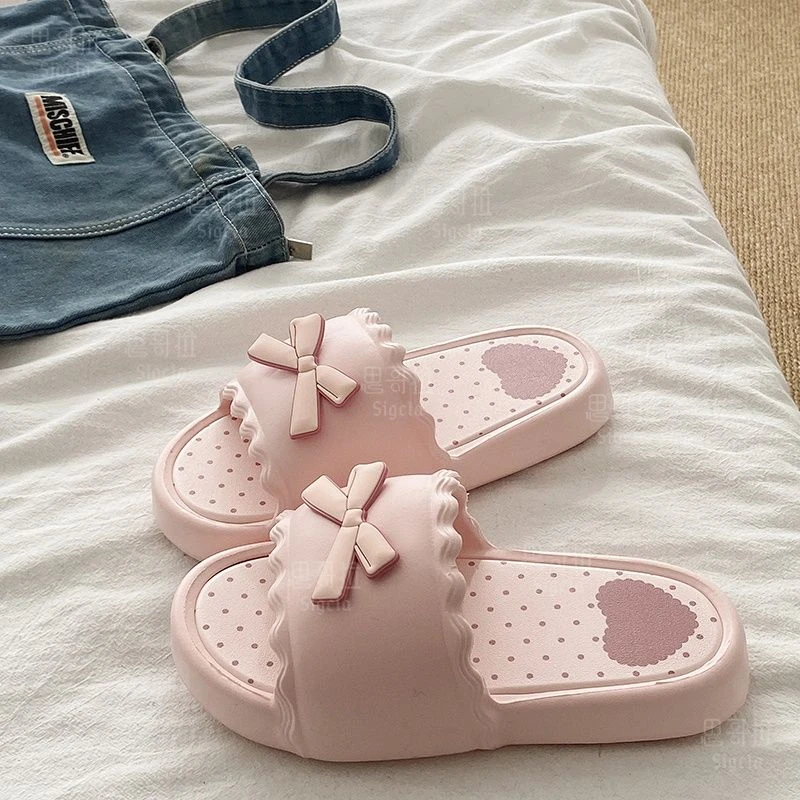 夏季时尚新款甜美外穿防滑一字可拆卸拖鞋女EVA居家休闲百搭凉拖