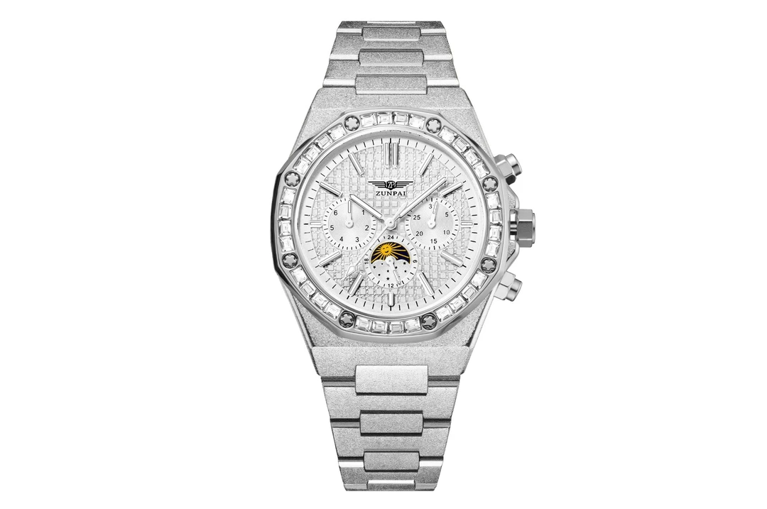 轻奢【皇家橡树】系列男士商务风机械腕表 米