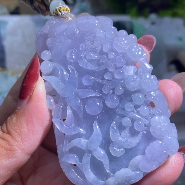 【闪购商品】翡翠挂件未镶嵌喜上眉梢