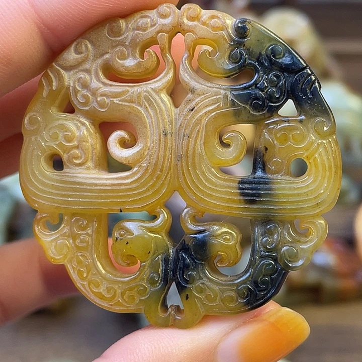 未镶嵌和田玉（糖玉）挂件