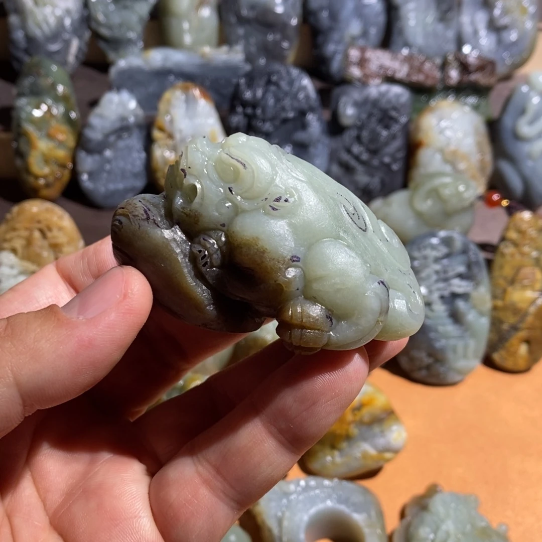 和田玉把件未镶嵌#****$定制