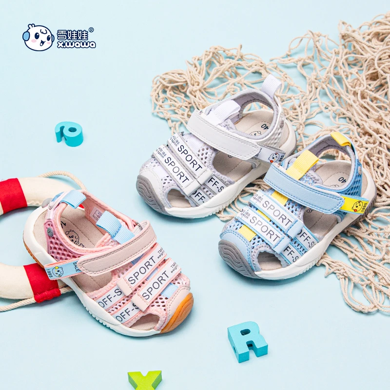 宝宝夏款休闲低帮现货透气新潮防踢软底防滑学步凉鞋1-3岁