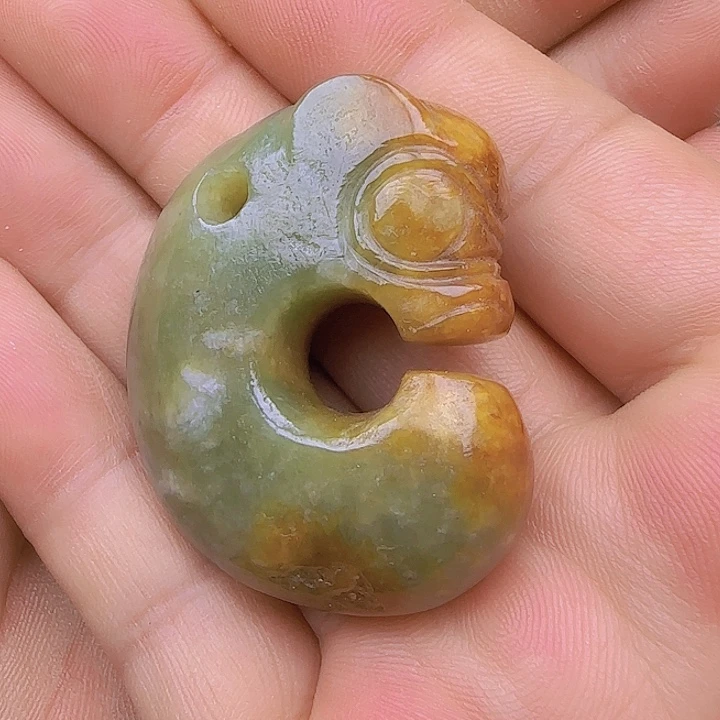 和田玉吊坠(不含链)未镶嵌空*空