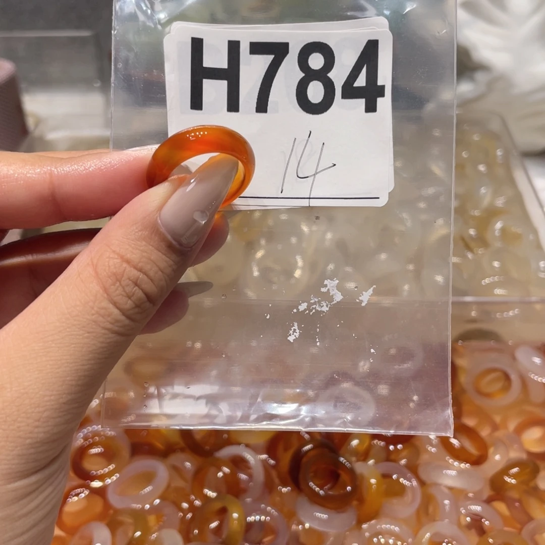 玛瑙/玉髓未镶嵌戒指784