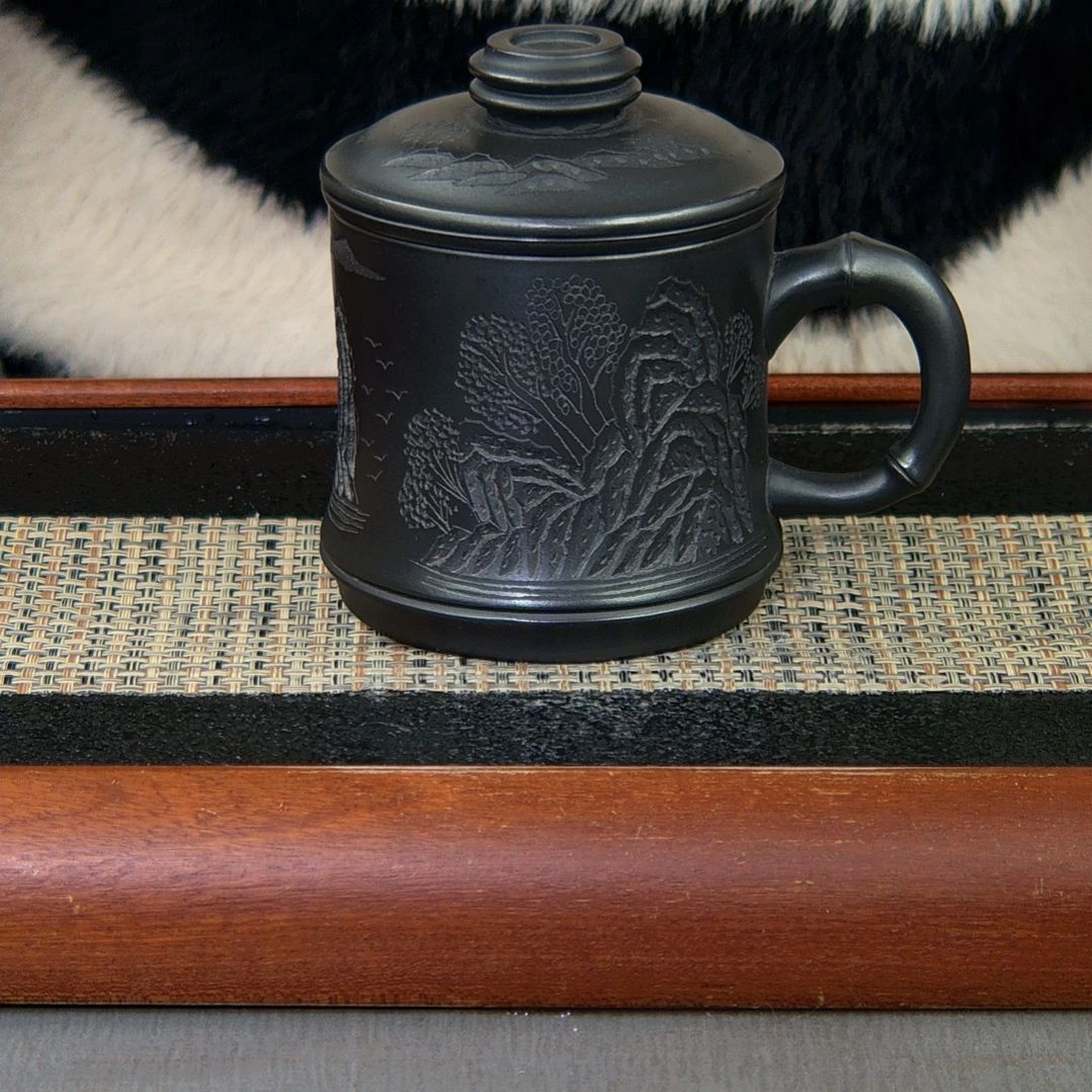 【闪购商品】绿泥茶杯高货放漏