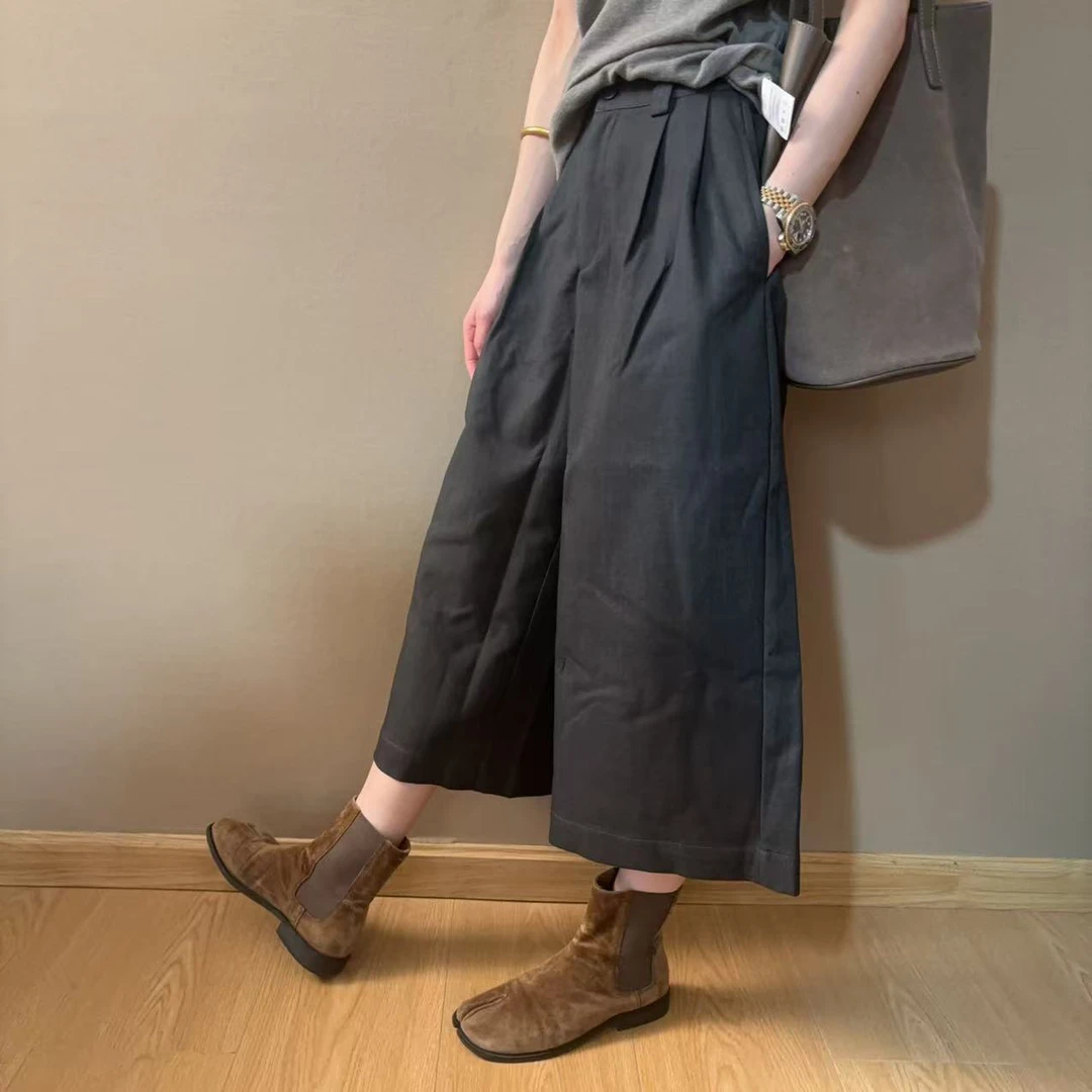 小众别致七分西装裤