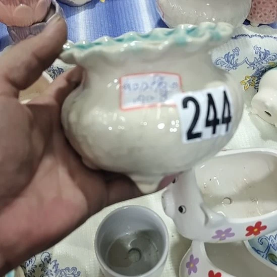 微瑕陶瓷花盆满12包邮