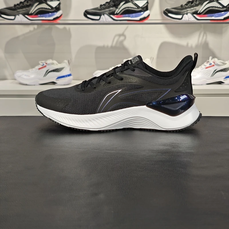 李宁越影跑鞋男子2024春季新款低帮透气回弹减震运动鞋ARHU023