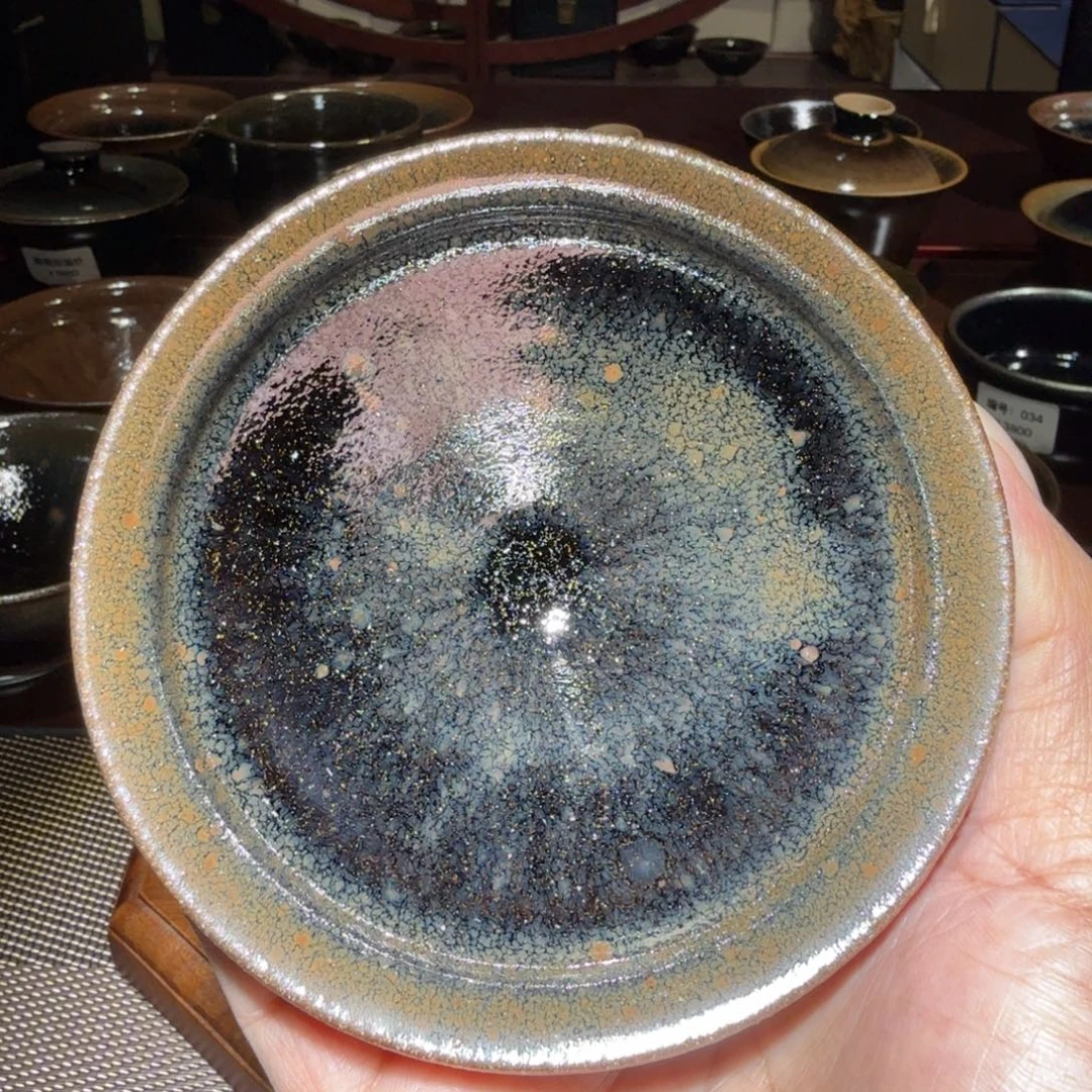龙***祥桃花岛通天龙窑柴烧建盏样品