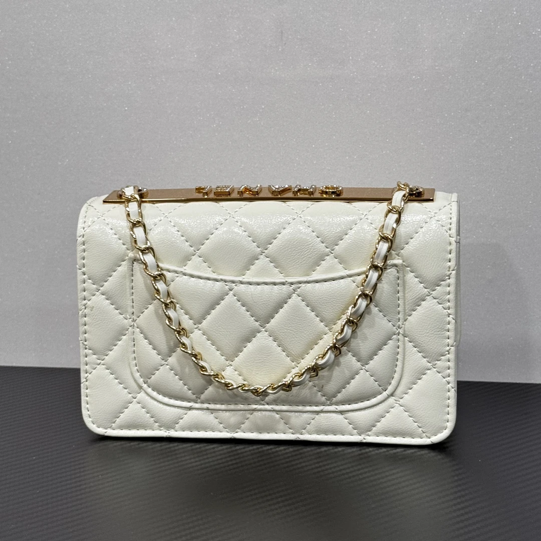 手工真皮包-6836-横字-香-白