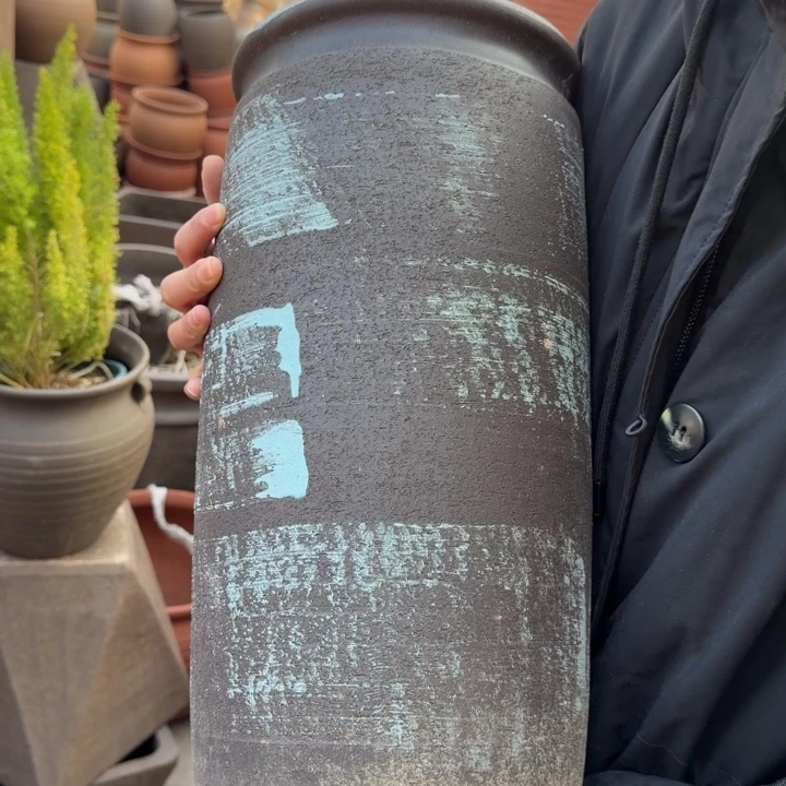 花盆紫砂口20高40宜兴紫砂