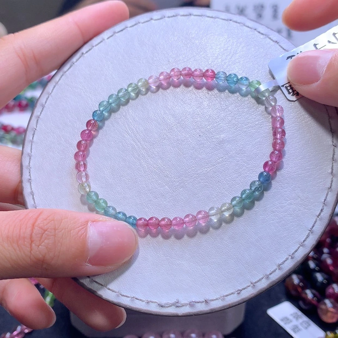 【闪购商品】手链未镶嵌碧玺3.8mm