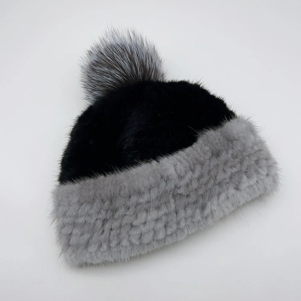 02561 水貂毛帽子 厚实保暖 头围56-58cm左右