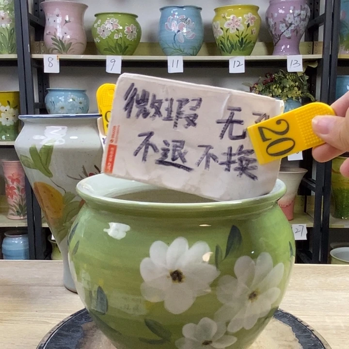 景德镇高温陶瓷花盆