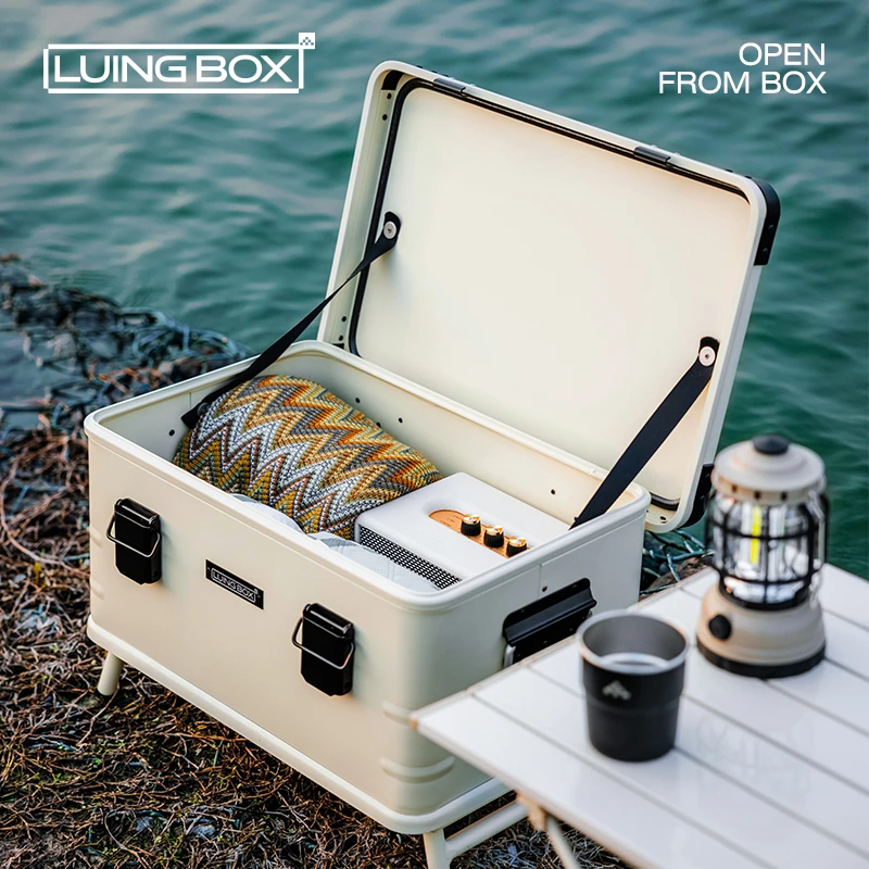 LUING BOX露营盒子 太空旅箱 大容量户外铝合金多功能收纳箱子