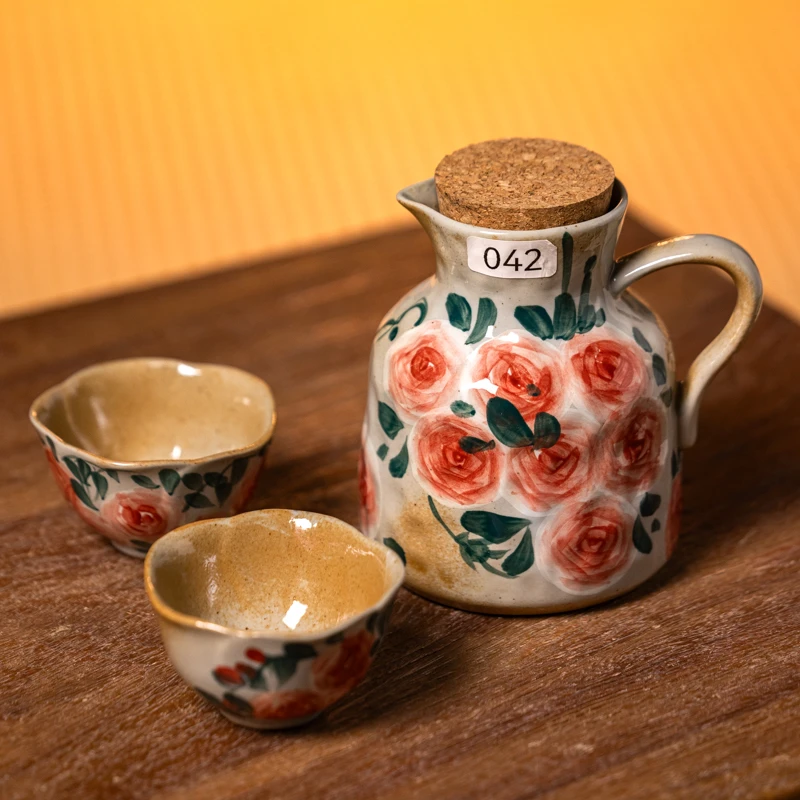 0042景德镇高温釉下彩手工手绘设计师款式